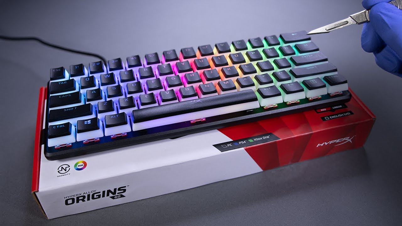 The HyperX Alloy Origins 60 mechanical keyboard is very good for programming (Image via Dr Debox)