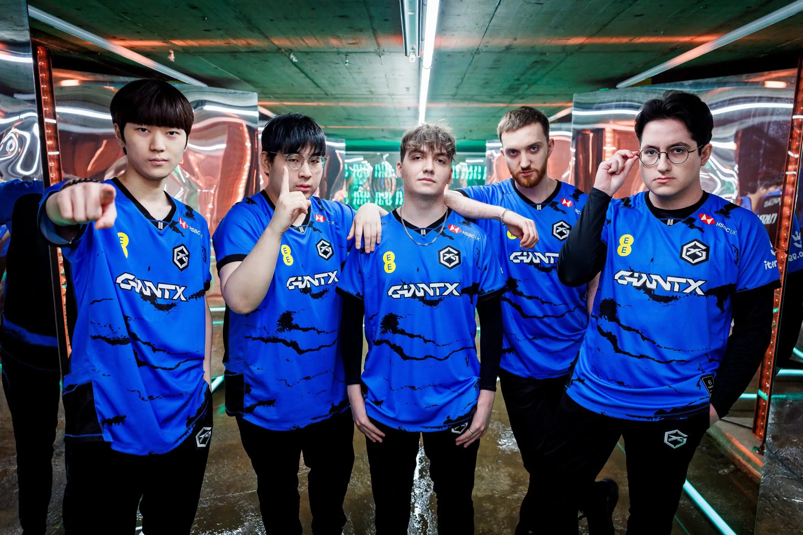 GIANTX roster in LEC Winter 2025 Photo: Riot Games