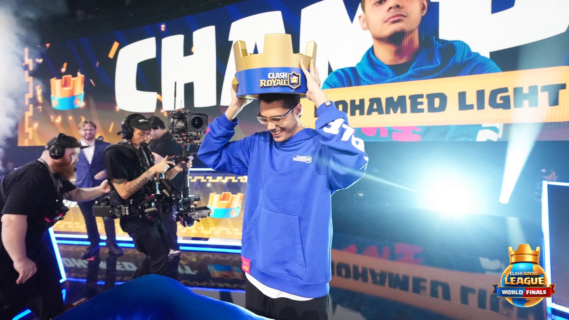 Mohamed Light is now a three-time world champion