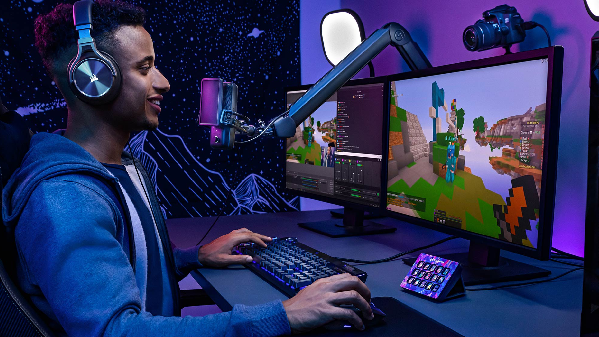 A great livestreaming setup offers flexibility between gaming and non-gaming activities