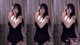 Sexy black dress girl!/ !dance
