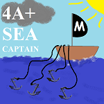 4 Anchors + Sea Captain