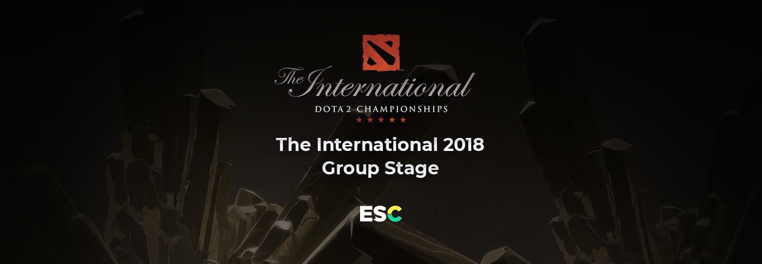 TI8 Group Stage statistics