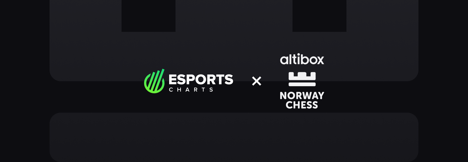 Esports Charts to track traditional events. Partnership with Altibox Norway Chess