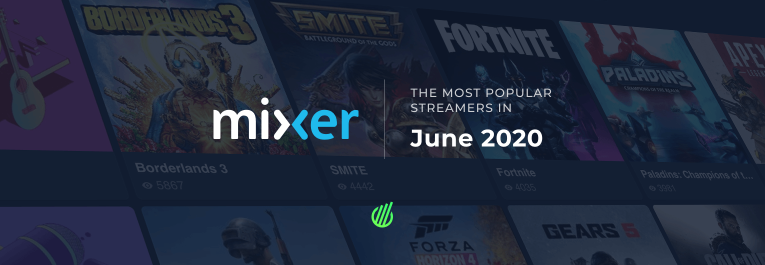 The most popular streamers of June on Mixer