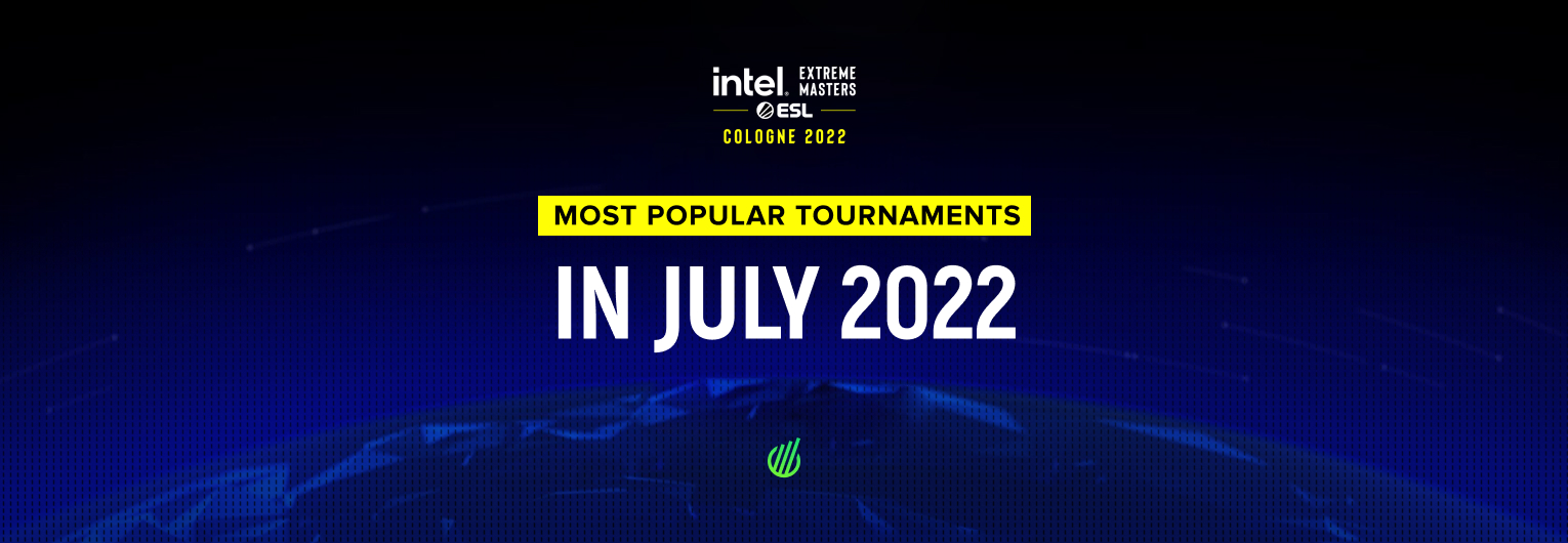 Самые популярные турниры в июле 2022 года