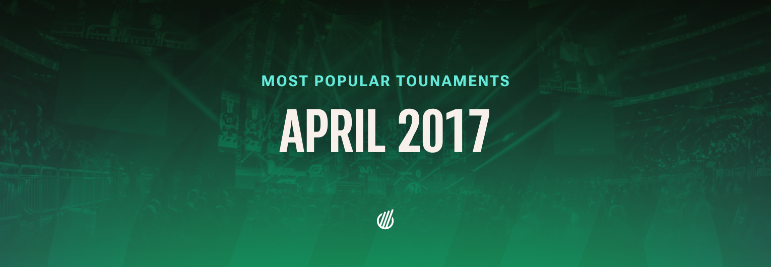 The most popular tournaments of April 2017