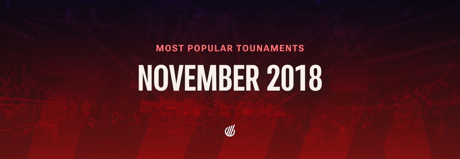 The most popular tournaments of November 2018
