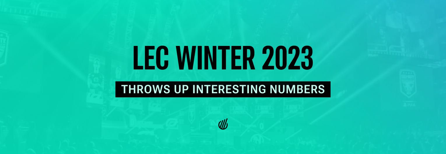 The meteoric rise of Spanish and other interesting statistics from LEC Winter 2023