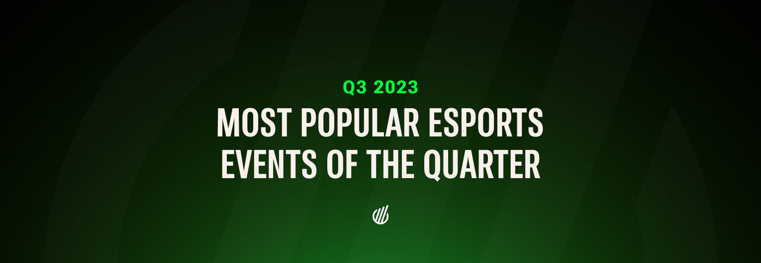 The most-watched esports events of Q3 2023