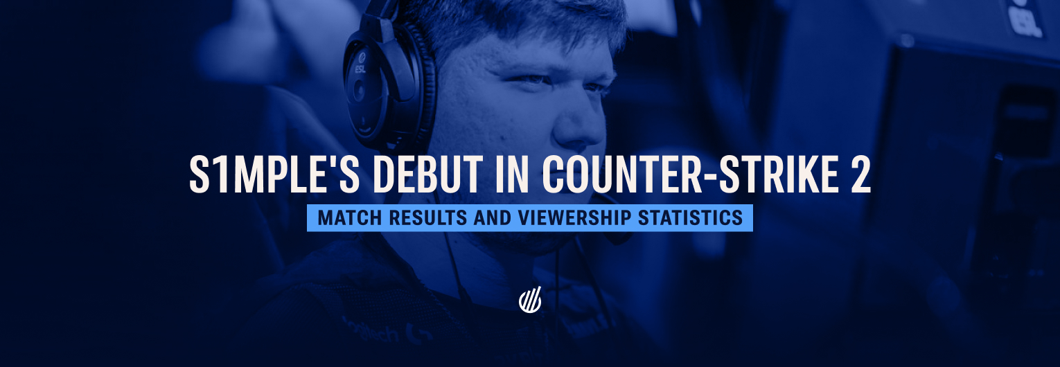 S1mple's debut in Counter-Strike 2 attracted 273K Peak Viewers