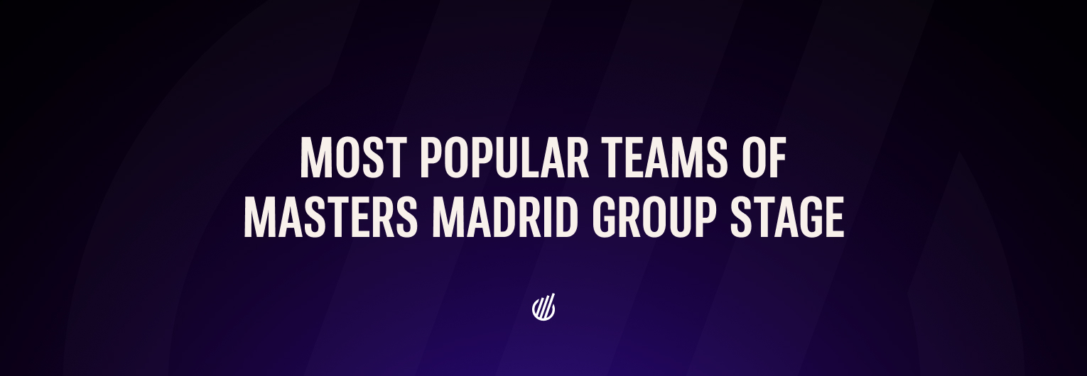 Top Teams of VCT 2024 Masters Madrid Group Stage