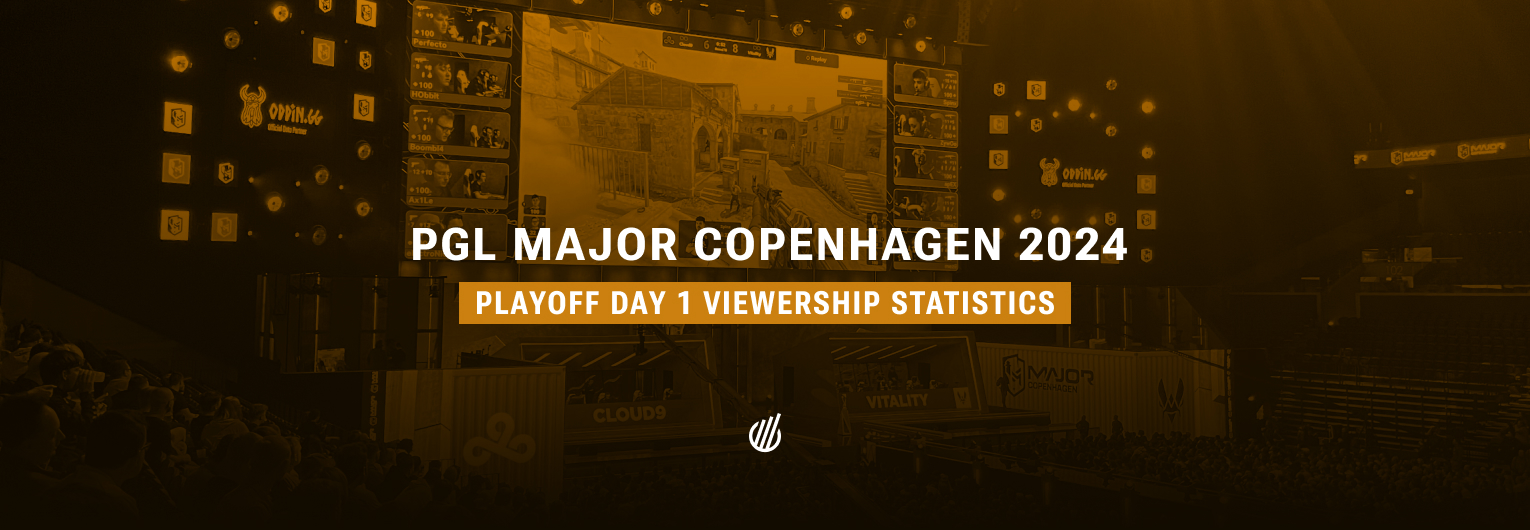 PGL Major Copenhagen 2024 beats BLAST.tv Paris Major 2023 in quarterfinals' peak viewership