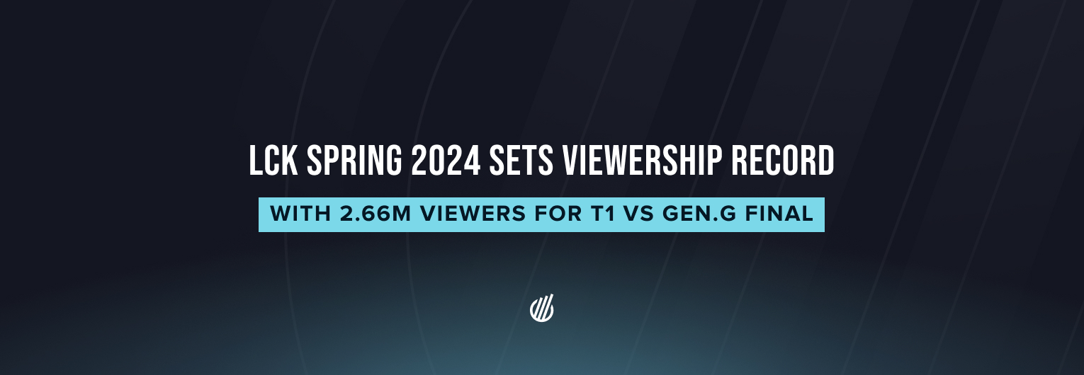 LCK Spring 2024 set monumental series record with 2.66 million Peak Viewers