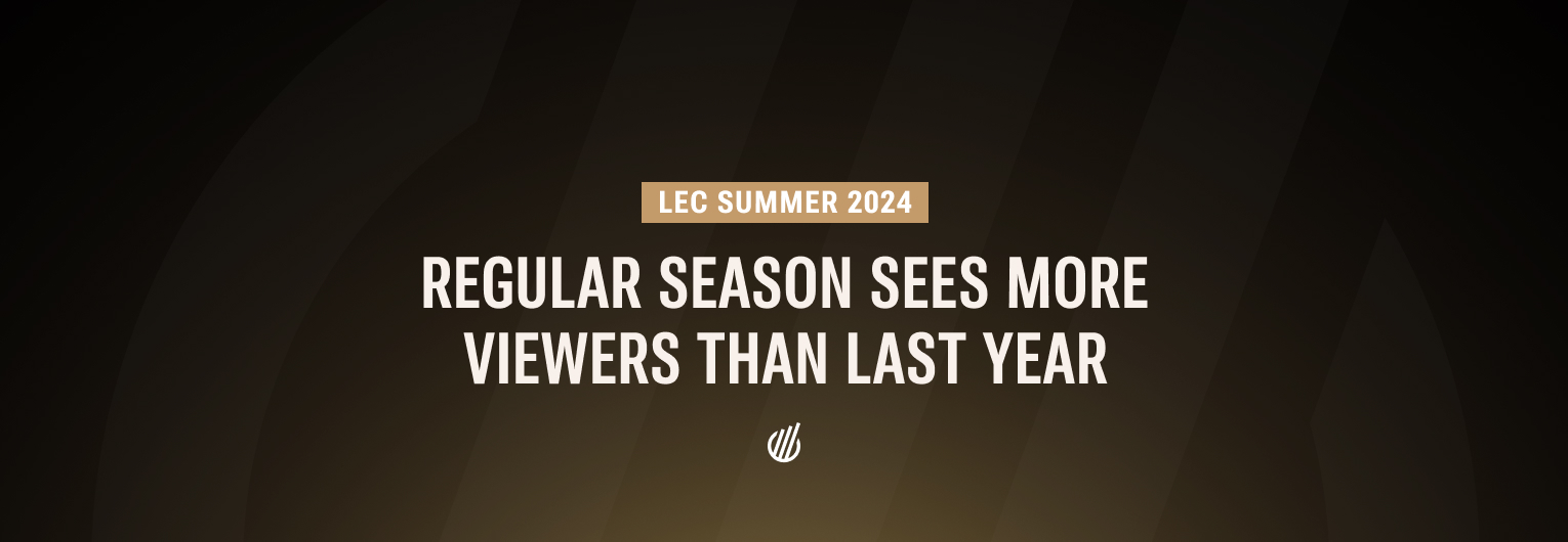 LEC Summer 2024 Regular Season sees 29% more viewers on average than last year