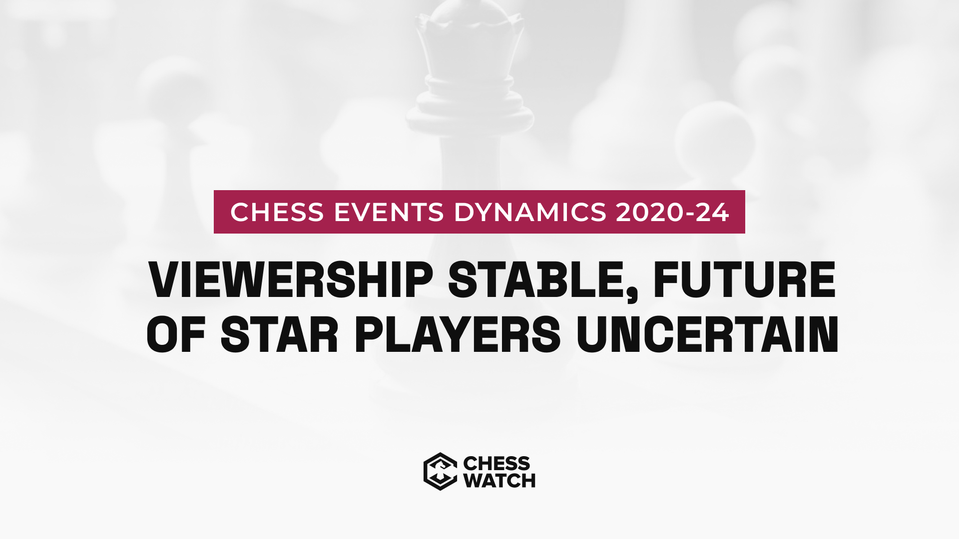 Chess events dynamics for 2020-24: Viewership stable, future of star players uncertain