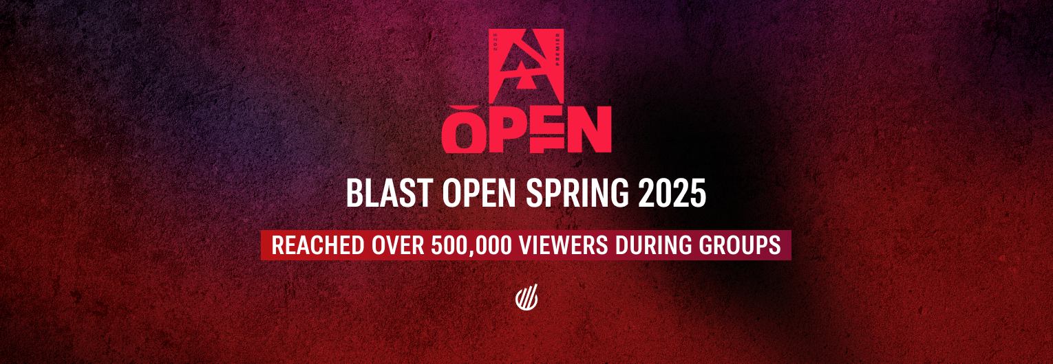 BLAST’s inaugural Open Spring 2025 breaks half-a-million viewers for its Group Stage matches