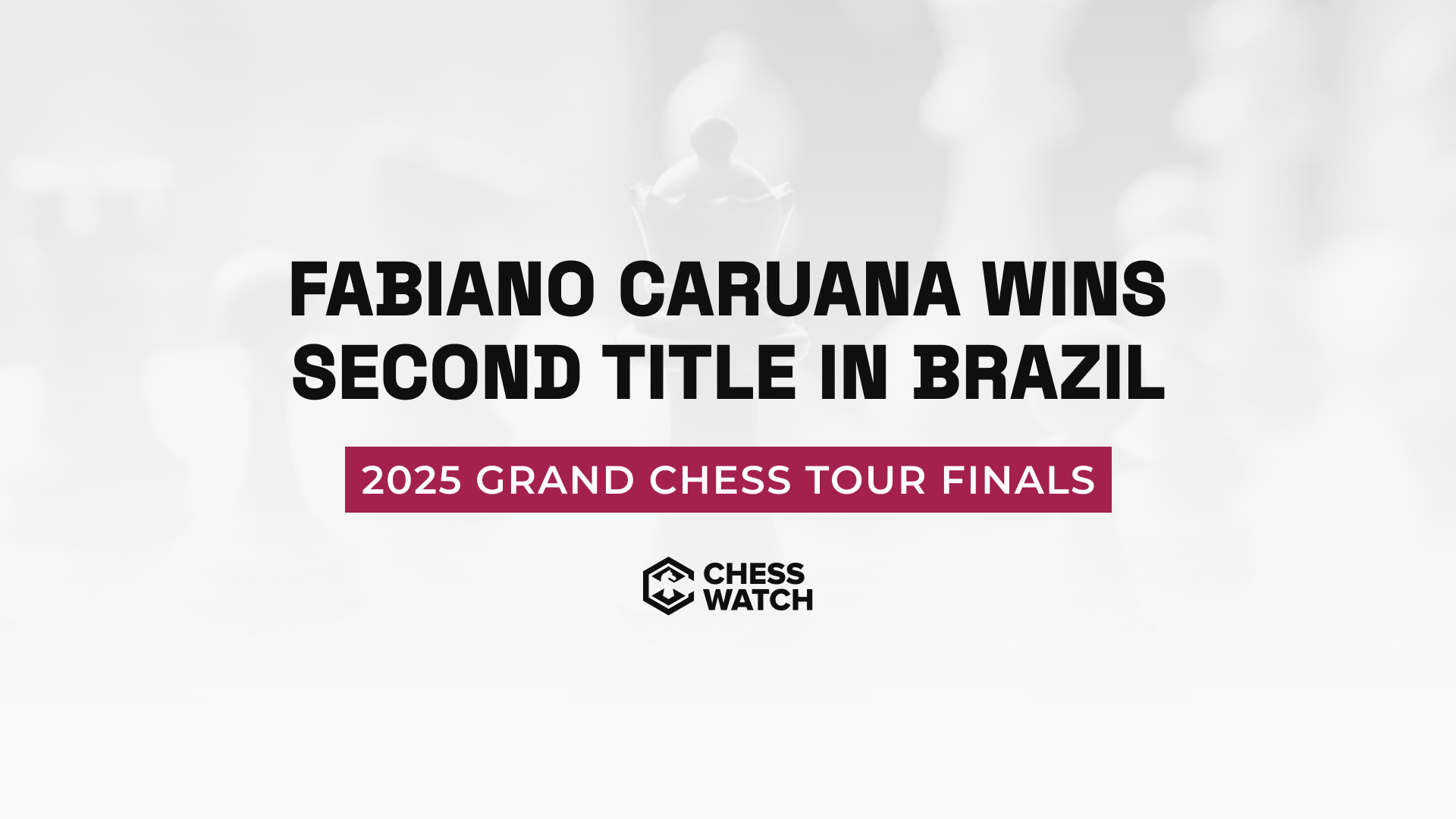 Fabiano Caruana clinches second Grand Chess Tour title in Brazil