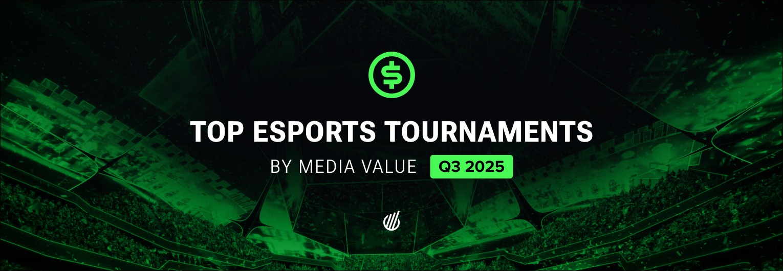 Top esports tournaments by Media Value in Q3 2025