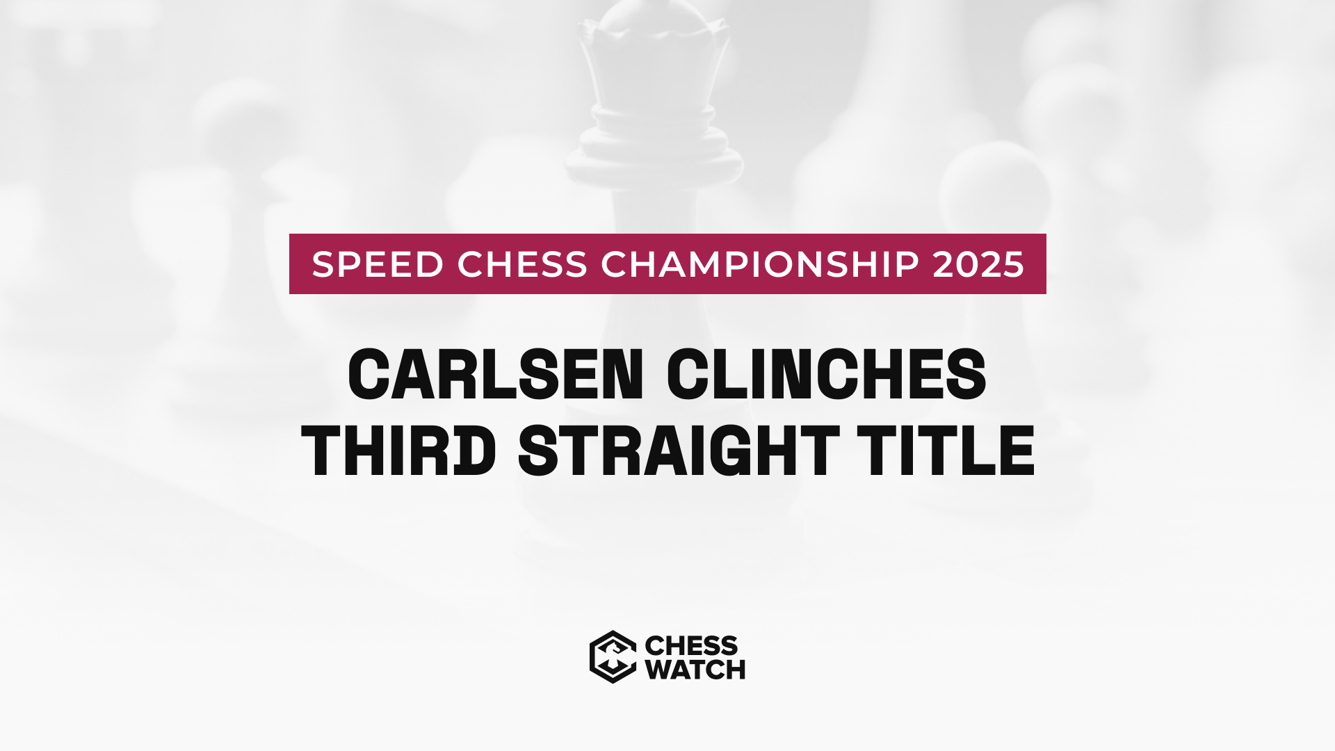 Speed Chess Championship 2025: Carlsen clinches third straight title in qualifier for Esports World Cup 2026 