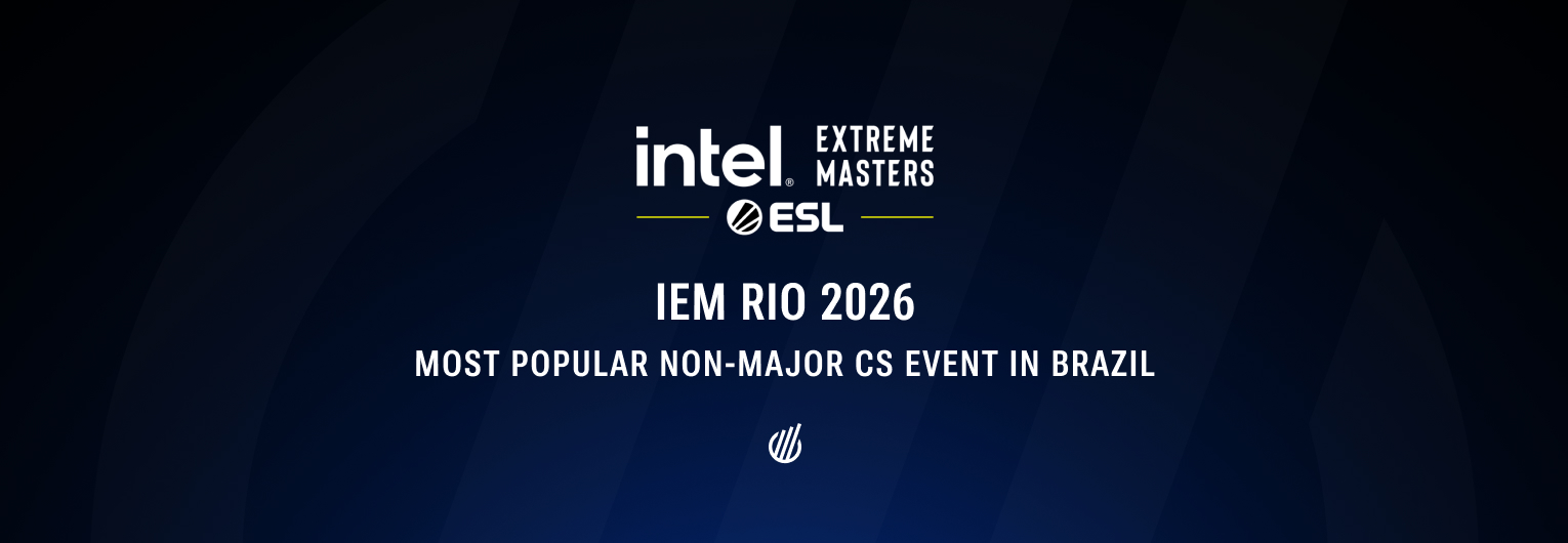 Over 1.1 million live viewers watched Team Vitality win IEM Rio 2026 and complete historic ESL Grand Slam