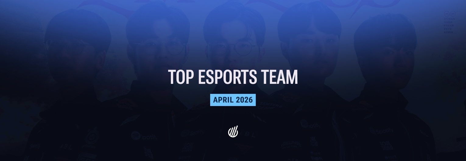 Top esports team of April 2026
